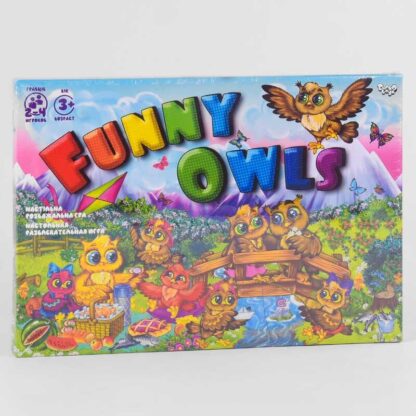 Гр Настольная игра "Funny Owls" DTG98 (20) "Danko Toys", ОПИСАНИЕ УКР/РОС. МОВАМИ