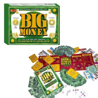 Гредь Настольная экономическая игра "Big Money" 12120143У (14) "Ранок"