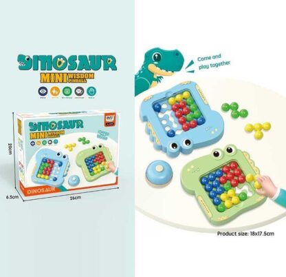 Логическая игра 1138 (72/2) 2 платформы, цветные шарики, настольный колокольчик,