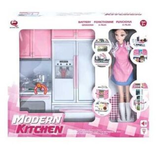 Кукла 26212 P-D (24/2) 30 см, мебель, подсветка, звуки,