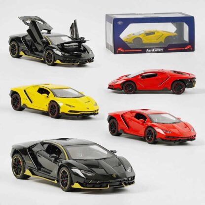 Машинка GT - 01260 (24/2) "Авто Эксперт", 3 цвета, металлопластик, 1:24, звук, свет, инерция, подвижные элементы, в коробке,