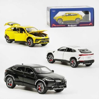 Машинка GT - 06441 (24/2) "Авто Эксперт", 3 цвета, металлопластик, 1:24, звук, свет, инерция, подвижные элементы, в коробке,