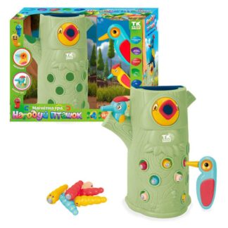 Магнитная игра “Накорми птичек” 75583 (12) “TK Group”, звук, подсветка, 2 птички, 9 червячков,