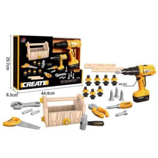 Набір інструментів G 256 30 елементів, шурупокрут на батарейках, ящик для інструментів, тренуваль...