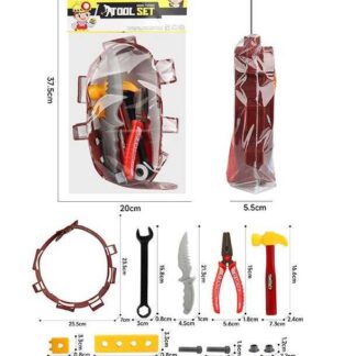 Набір інструментів NH 384 B молоток, кусачки, гайковий ключ, ніж, гвинтики, ремінь, в пакеті