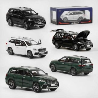 Машинка металлопластик GT - 1076 (24/2) "Авто Эксперт Премиум", 3 цвета, 1:24, звук, свет, инерция, открываются двери,