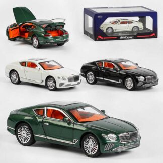 Машинка металлопластик GT - 6370 (24/2) "Авто Эксперт Премиум", 3 цвета, 1:24, звук, свет, инерция, открываются двери,