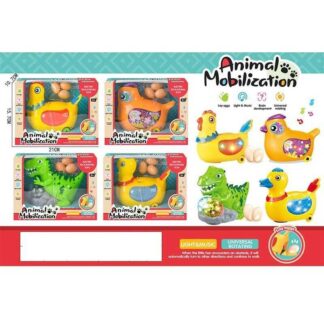 Музыкальная игрушка 2300 (60) 4 вида, “Курка”, несёт яйца, звук, подсветка, колесо свободного хода,, ВЫДАЕТСЯ ТОЛЬКО МИКС ВЫДОВ