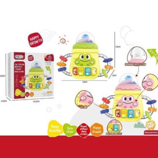 Музыкальная игрушка 368-71 (180), музыка, звуки, пальчиковая игра, подсветка, регулировка громкости, прорезыватель, фразы англ. на языке,