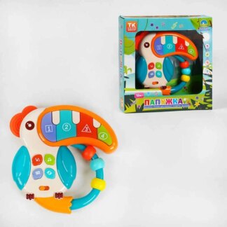 Музыкальная игрушка “Папужка” TK - 30564 (48) "TK Group", ОЗВУЧЕНИЕ УКРАИНСКОЙ МОВОЮ, песни, сказки,