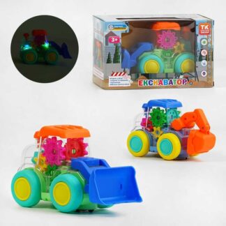 Музичний екскаватор ТК 11301 "TK Group", 2 кольори, ОЗВУЧ. УКРАЇНСЬКОЮ МОВОЮ, пісня, підсвічуванн...
