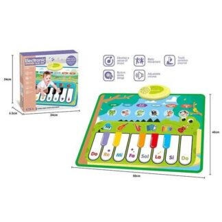 Музичний килимок MTK 035-4 A 50 х 3 х 40 см, на батарейках, музичні інструменти, звуки тварин, за...