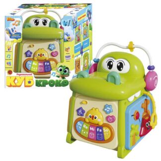 Музыкальный мультибокс 13167 (18/2) "WToys", УКРАИНСКОЕ ОЗВУЧЕНИЕ, песенки, ноты, загадки, названия животных, стирки, свет,