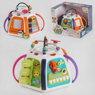 Музыкальный мультибокс 94705(4) "WToys", ОЗВУЧИВКА УКРАИНСКОЙ МОВОЮ, свет, звук,