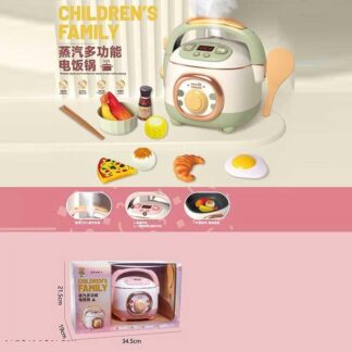 Мультиварка 689-3 2 кольори, парогенер., підсвіч., продукти, посуд, на батарейках, звуки, пісні,...
