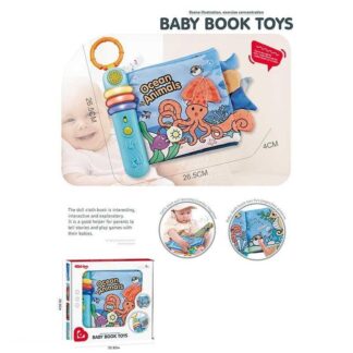 М’яка музична книжечка 6075 на батарейках, мелодії, режими гучності, підсвітка, м`які сторінки, 5...