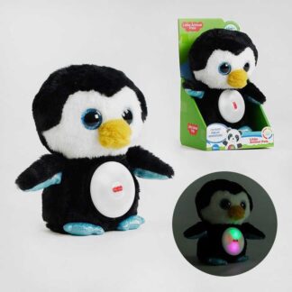 Нічник 1918-1 "Пінгвін", підсвічування, колискові, оченята з глітерним напиленням, у коробці