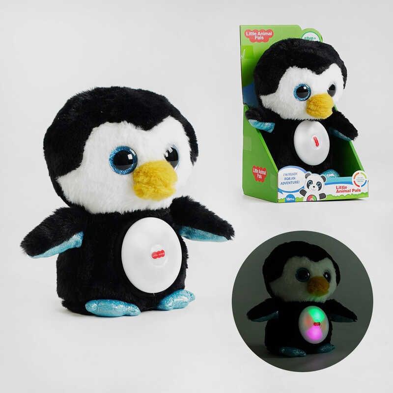 Нічник 1918-1 "Пінгвін", підсвічування, колискові, оченята з глітерним напиленням, у коробці