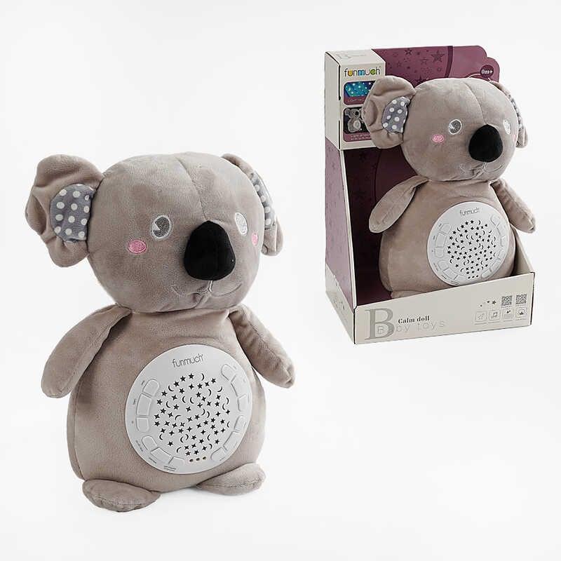 Нічник FM 666-30 "Коала", проєктор зоряного неба, колискові, звуки природи, таймер, в коробці