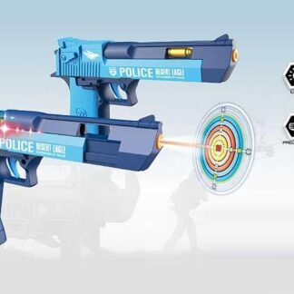 Пистолет 8180-36 A (192/2) звук, подсветка, проекция мишени, в пакете