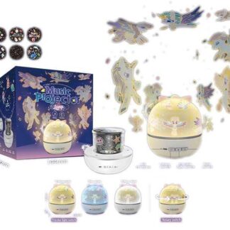 Нічник-проєктор LY 20033 обертається, 6 картриджів із зображеннями, працює від мережі, USB-кабель...