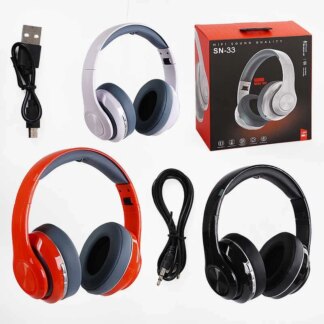 Наушники С 53213 (60) 3 цвета, беспроводные Bluetooth, радио, микрофон, USB кабель, частота 2,4 GHz,, ВЫДАЕТСЯ ТОЛЬКО МИКС