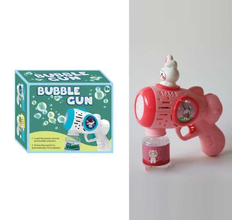 Пістолет з мильними бульбашками XD 800 J підсвічування, автоматичний принцип, пляшечка з мильним...