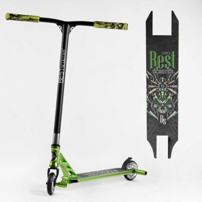 Самокат трюковый 53442 Best Scooter (4) HIC-система, ПЕГИ, алюминиевый диск и дека, АНОДИРОВАННАЯ ПОКРАСКА, колёса PU, d=110мм,