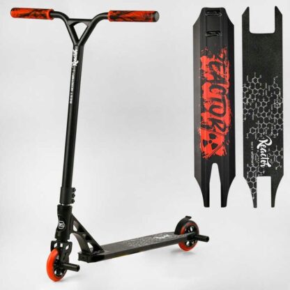 Самокат трюковый RC-33325 Best Scooter (4) "Reactor" HIC-система, ПЕГИ, алюминиевый диск и дека, колёса PU, d=110мм, ширина руля