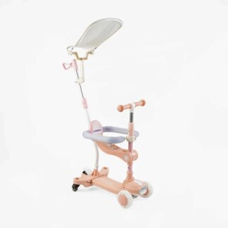 Самокат 5в1 "Skyper" BT-39904 (8) колеса PU125х40мм со светом, укр озвучивание и подсветка платформы,с ДОП. КОЛЕСАМЫ,