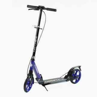 Самокат Skyper "Turbo" TR-47055 (4) стальная рама, ручной дисковый тормоз, диаметр PU колес - 200мм, 2 амортизатора,