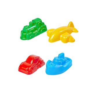 Гремочка для песка 2797 (288) "Technok Toys", "Транспорт", 4 вида, 10см