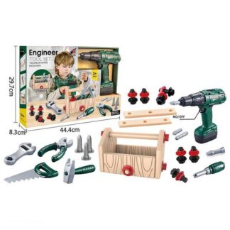 Набір інструментів G 252 41 елемент, шурупокрут на батарейках, ящик для інструментів, тренувальні...