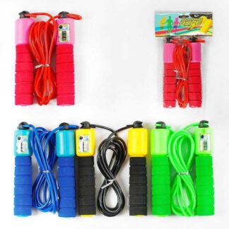 Скакалка С 34203 (200) со встроенным счетчиком, 4 цвета, длина 295 см, 1шт, ВЫДАЕТСЯ ТОЛЬКО МИКС ВЫДОВ