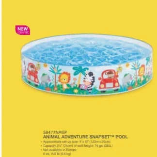 Intex Басейн 58477 NP "Качиний риф" (6) від 3-х років, діаметр 122см, висота 25см, 218л