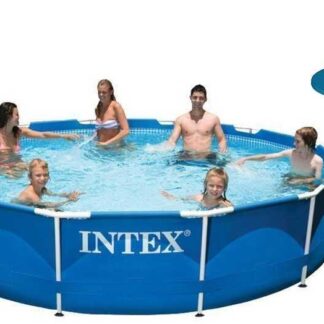 Intex ПОШКОДЖЕНЕ ПАКУВАННЯ Басейн каркас 28210 (1) круглий, /6+років/, в коробці, 366*76см, 6,503 л