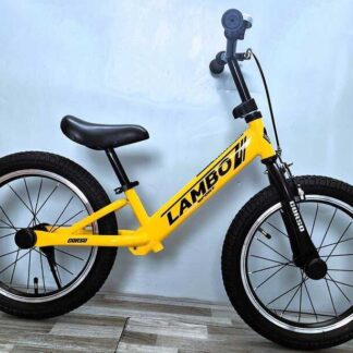 Велобіг "CORSO LAMBO" LB-16507 (1) сталева рама, ручне гальмо, колеса надувні резинові 16’’, алюмінієві обода, підніжка, дзвоник