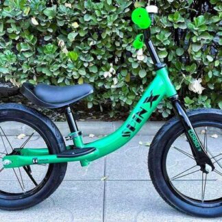 Велобіг "CORSO Spin-X" PX-415-63 (1) сталева рама, колесо 14", надувні колеса, підніжка, підставка для ніг, дзвіночок
