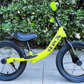 Велобіг "CORSO Spin-X" PX-605-82 (1) сталева рама, колесо 14", надувні колеса, підніжка, підставка для ніг, дзвіночок