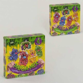 Гр Безпечний освітній набір для проведення дослідів "Crazy Slime 4 в 1" SLM-03-01U,02U (10) (УКР) "Danko Toys"