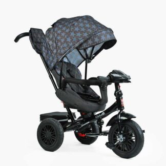Велосипед 3-х кол. 8066 / 107-10 BestTrike "Perfetto" (1) поворотне сидіння, колеса гумові надувні, кошик, фара музична, USB,