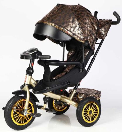 Велосипед 3-х кол. 8066 / 819-40 BestTrike "Perfetto" (1) поворотне сидіння, колеса гумові безкамерні, кошик, фара музична, USB,