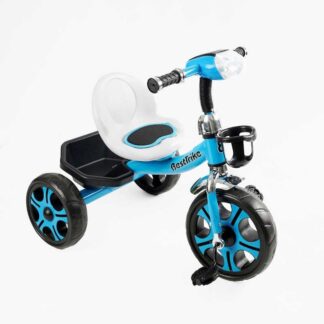 Велосипед 3-х колісний BS-24513 "Best Trike" (1) колеса EVA переднє 12’’, заднє 10’’, сталева рама, фара з музикою та світлом,
