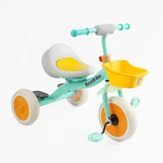Велосипед 3-х колісний BS-49151 "Best Trike" (1) колеса EVA переднє 10’’, заднє 8’’, сталева рама, УКР.ОЗВУЧУВАННЯ, світло, кошик,