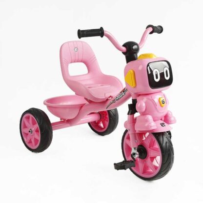 Велосипед 3-х колісний BS-60413 "Best Trike" (1) колеса EVA переднє 10’’, заднє 8’’, сталева рама, УКР. ОЗВУЧУВАННЯ, кошик, в