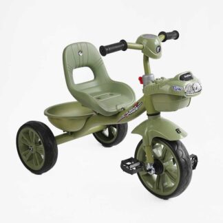 Велосипед 3-х колісний BS-60417 "Best Trike" (1) колеса EVA переднє 10’’, заднє 8’’, сталева рама, УКР. ОЗВУЧУВАННЯ, кошик, в