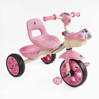 Велосипед 3-х колісний BS-60725 "Best Trike" (1) колеса EVA переднє 10’’, заднє 8’’, сталева рама, УКР. ОЗВУЧУВАННЯ, кошик, в