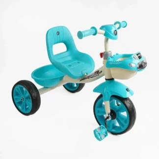 Велосипед 3-х колісний BS-60985 "Best Trike" (1) колеса EVA переднє 10’’, заднє 8’’, сталева рама, УКР. ОЗВУЧУВАННЯ, кошик, в