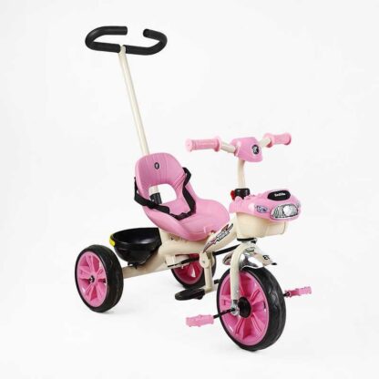 Велосипед 3-х колісний BS-70225 "Best Trike" (1) колеса EVA переднє 10’’, заднє 8’’, сталева рама, УКР. ОЗВУЧУВАННЯ, батьківська