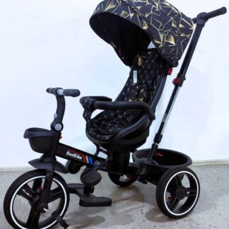 Велосипед 6390 – 16-098 BestTrike "Oscar" (1) ПОВОРОТНЕ СИДІННЯ, КЕРМО СКЛАДАЄТЬСЯ, КОЛЕСА З ПРОГУМОВАНИМ PU, КОШИК, ТЕЛЕСКОПІЧНА